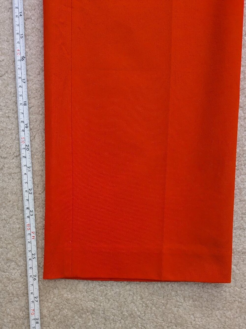 NWT Talbots straight orange pants 4 - Picture 10 of 12